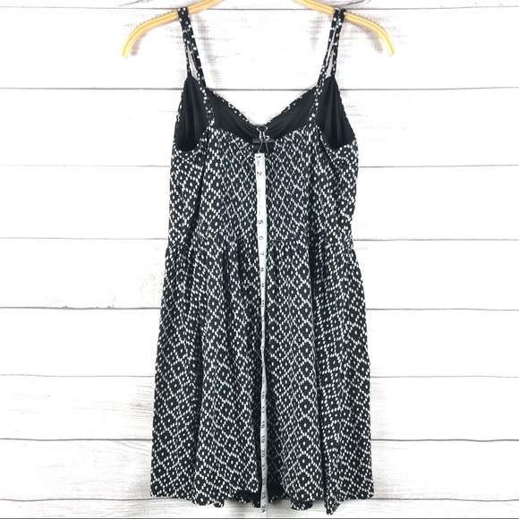 Ann Taylor Loft Cami Strap Patterned Summer Dress - Picture 4 of 8
